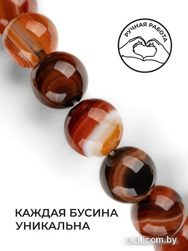 Серьги Wolves Элитный Агат 40768 №2 (медный)