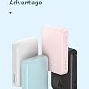 Внешний аккумулятор Baseus Magnetic Mini Wireless Fast Charge Power Bank 10000mAh 20W (розовый)