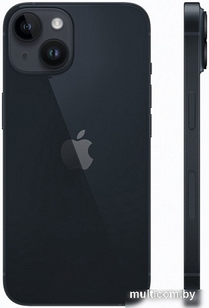 Смартфон Apple iPhone 14 512GB Восстановленный by Breezy, грейд B (полуночный)