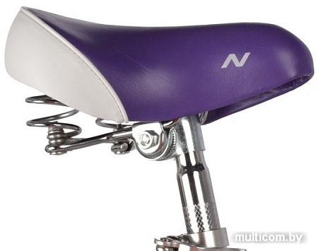 Детский велосипед Novatrack Butterfly 6.V 20 2022 20SH6V.BUTTERFLY.VL22 (белый/фиолетовый)