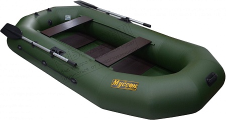 Моторно-гребная лодка Муссон Н-300 РС (серый)