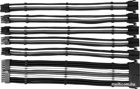 Кабель Qingsea Colorful MOD Extansion Combo QHM-0801 (черный/серый/белый)