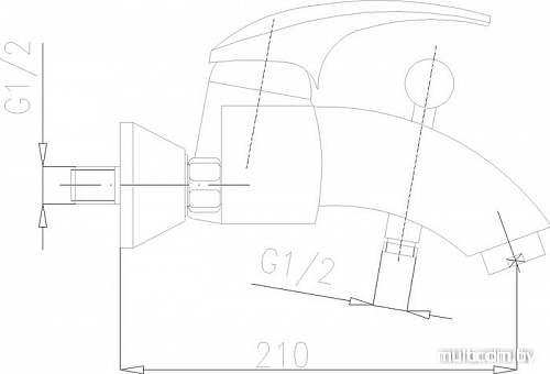 Смеситель Armatura Ametyst 404-010-00