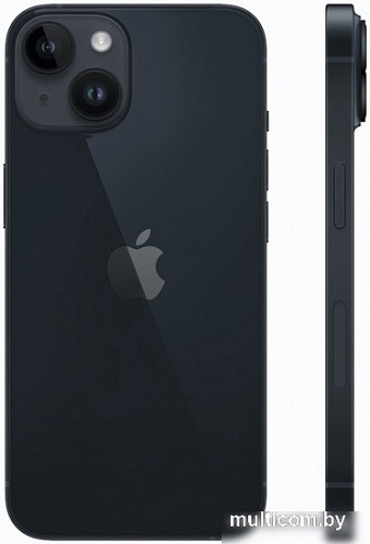 Смартфон Apple iPhone 14 512GB Восстановленный by Breezy, грейд B (полуночный)