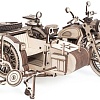 3Д-пазл Армия России Мотоцикл с коляской AR-K003