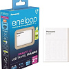 Аккумуляторы + зарядное Panasonic USB IN/OUT с функцией Power Bank+4AA 2000MAh K-KJ87MCD40USB