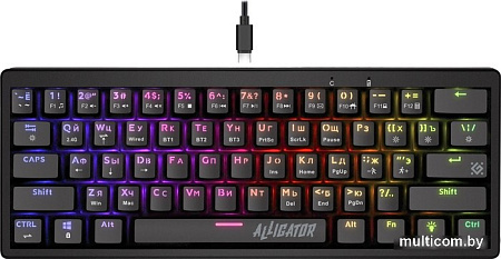 Клавиатура Defender Alligator GK-315 (черный)