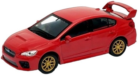 Легковой автомобиль Welly Subaru WRX STI GK/G14 43693W (красный)