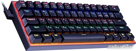 Клавиатура Redragon Fizz (черный/красный)