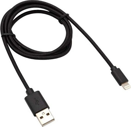 Кабель Rexant 18-7055 USB Type-A - Lightning (1 м, черный)