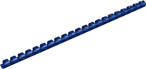 Пластиковая пружина для переплета ProMega Office A4 12 мм 100 шт 255091 (синий)