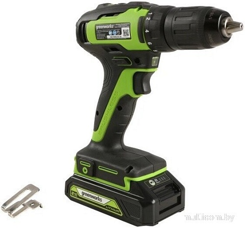 Дрель-шуруповерт Greenworks GD24DD35K2 3704007CUC (с 2-мя АКБ)