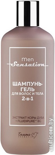 Шампунь Белита-М Men Sensation для волос и тела 2 в 1 400 г