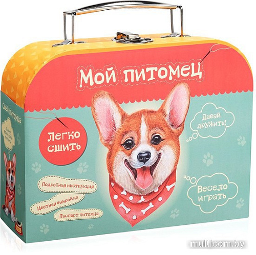 Набор для рисования Bumbaram Мой уютный домик Сшей игрушку. Щенок Корги dd-5
