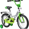 Детский велосипед Novatrack Vector 16 2020 163VECTOR.SL20 (серебристый/салатовый)