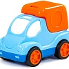 Игрушечный транспорт Полесье Беби Кар автомобиль-фургон инерционный 88833 (голубой/оранжевый)