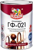Алкидная грунтовка Olecolor ГФ-021 1 кг (красно-коричневый)