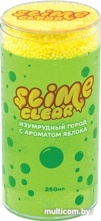 Слайм Clear Slime Изумрудный город с ароматом яблока S300-36
