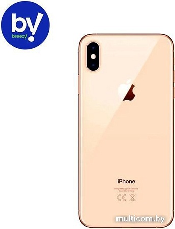 Смартфон Apple iPhone XS Max 64GB Воcстановленный by Breezy, грейд B (золотистый)
