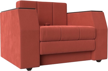 Кресло-кровать Лига диванов Атлантида 113861 (микровельвет коралловый)