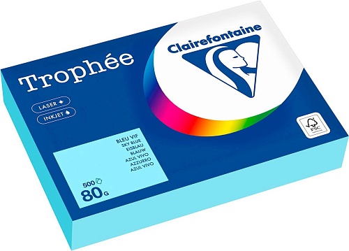 Clairefontaine А4 80г/м2 1798PC (500л, пастельный небесно-голубой)