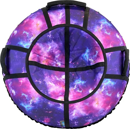 Тюбинг Hubster SnowDream Glamour S Галактика 100см во6681-3 (фиолетовый)