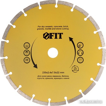 Отрезной диск алмазный FIT 37467