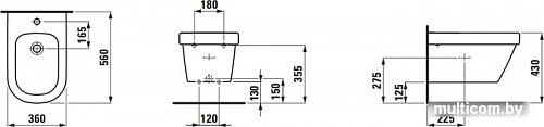 Биде Laufen LB3 [8306820003021]