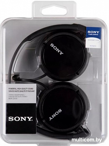 Наушники Sony MDR-ZX110 (черный)