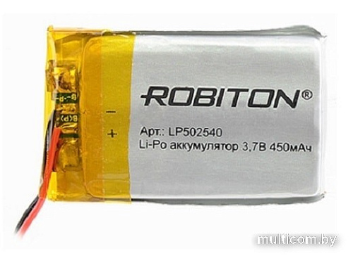 Аккумуляторы Robiton LP502540 450mAh 1 шт