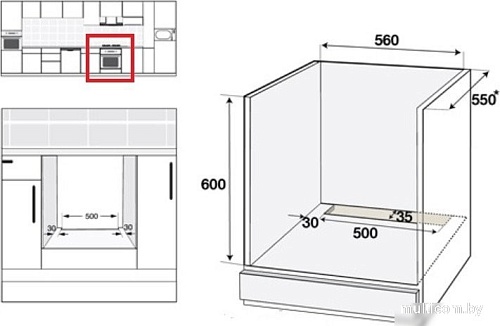Электрический духовой шкаф Schtoff CME 7406 BK