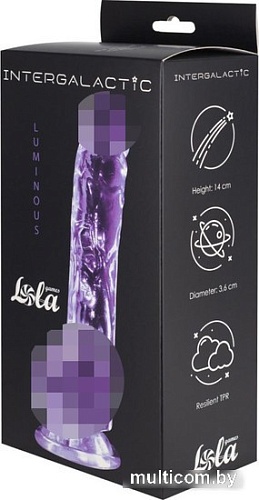 Фаллоимитатор Lola Games Intergalactic Luminous Pink 7086-02lola (фиолетовый)