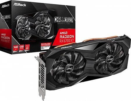 Видеокарта ASRock Radeon RX 6700 XT Challenger D 12GB GDDR6 RX6700XT CLD 12G