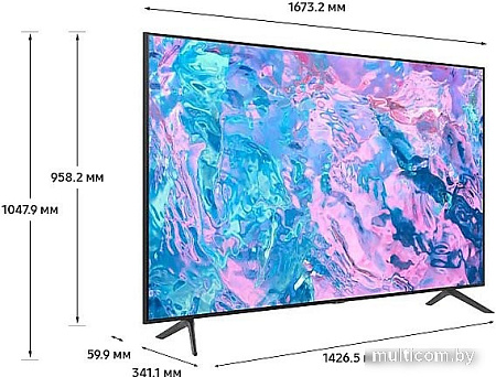 Телевизор Samsung Crystal UHD 4K CU7100 UE85CU7100UXCE
