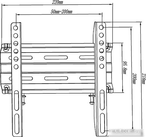 Кронштейн Metaldesign MD 3132 Slim