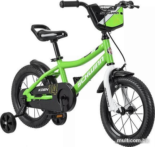 Детский велосипед Schwinn Koen 14 2022 S0404RUC (зеленый)