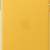 Чехол Apple Leather Case для iPhone 11 Pro Max (лимонный сироп)