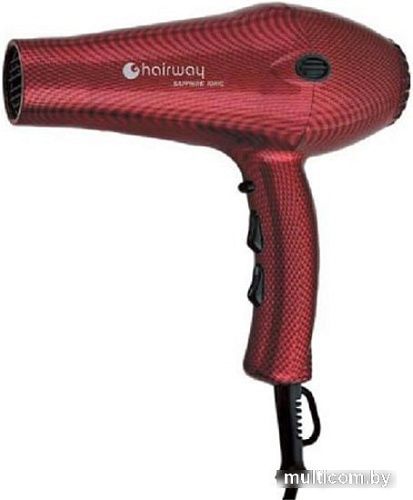 Фен Hairway Sapphire Ionic (бордовый)