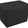 Коробка для хранения Econova Velvet 434249713 20 л (черный)