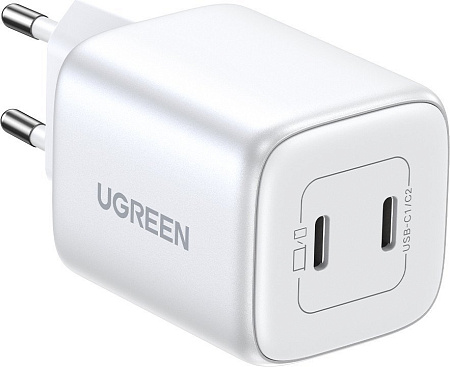 Сетевое зарядное Ugreen CD294 15327 (белый)