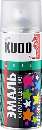 Эмаль Kudo флуоресцентная KU-1204 0.52 л (лимонно-желтый)