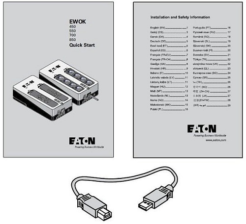 Источник бесперебойного питания Eaton 3S 850 3S850DIN