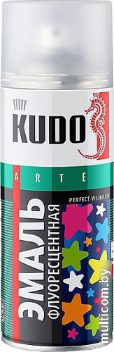 Эмаль Kudo флуоресцентная KU-1204 0.52 л (лимонно-желтый)