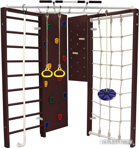 Детский спортивный комплекс Kampfer Fantastic (шоколадный/синяя лиана)