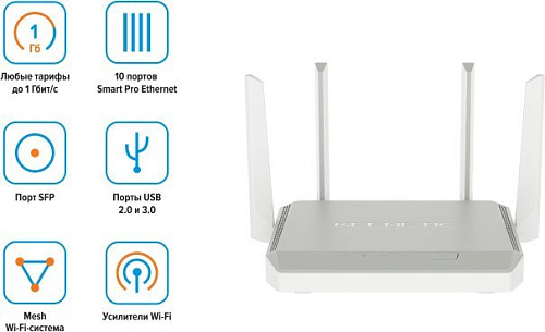 Wi-Fi роутер Keenetic Peak KN-2710 + KN-3311X2