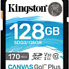 Карта памяти Kingston Canvas Go! Plus SDXC 128GB