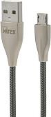 Кабель Mirex 13700-BC017MGR USB Type-A - microUSB (1.2 м, серый)