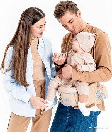 Рюкзак-переноска Amarobaby Carry AB22-30CARRY/03 (бежевый)