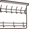 Вешалка для одежды ЗМИ 80 ВСП 9 (медный антик)