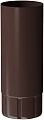 Кровля Docke Stal Premium Труба водосточная D90 1 м (шоколад 8019)